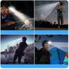 8LED USB Rechargeable Headlamp IPX4 Waterproof Outdoor Camping Headlamp