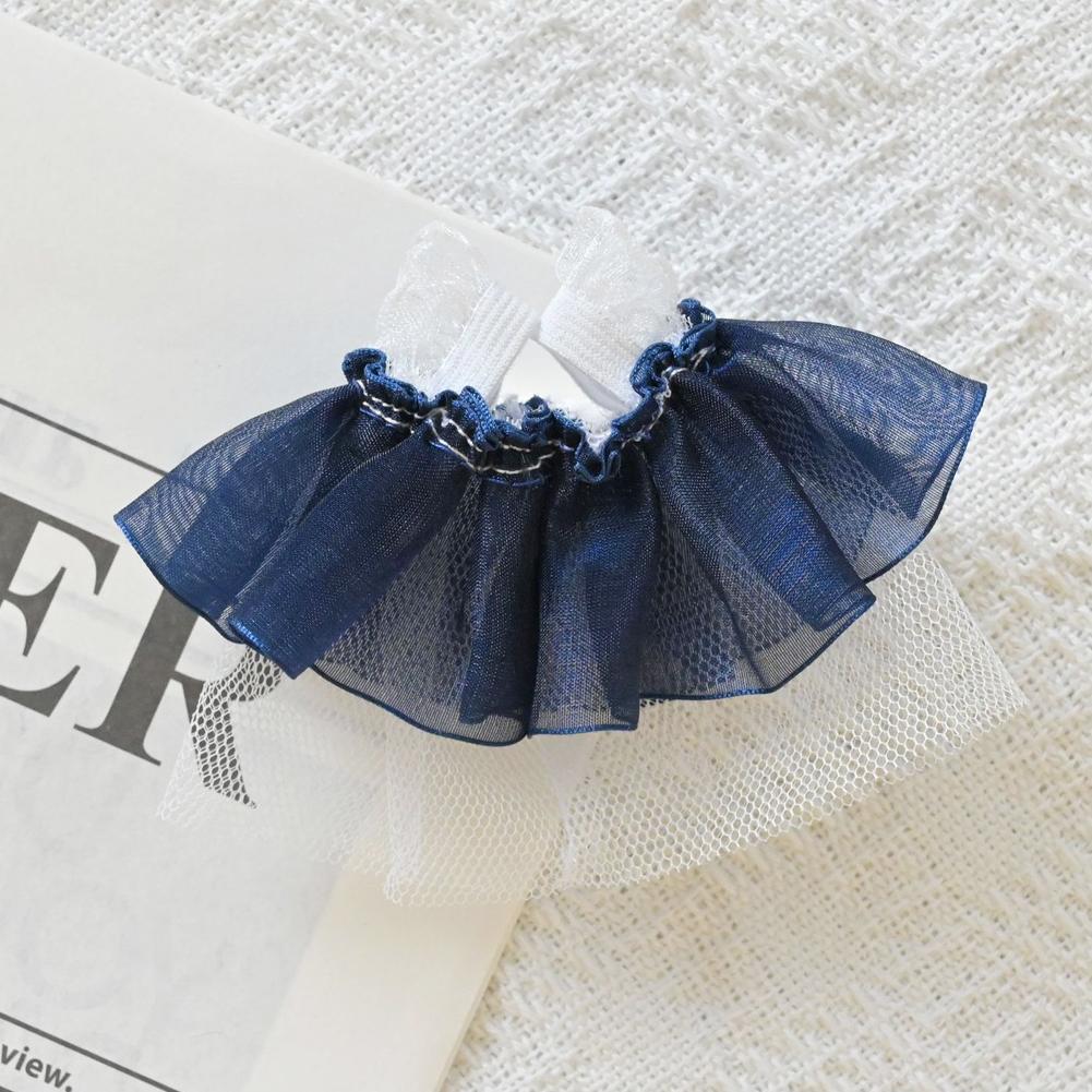 

Для директора собаки кружевное сетчатое платье мини милая кукольная одежда плюшевые игрушки аксессуары нарядная одежда для куклы 13-15 см темно-синий