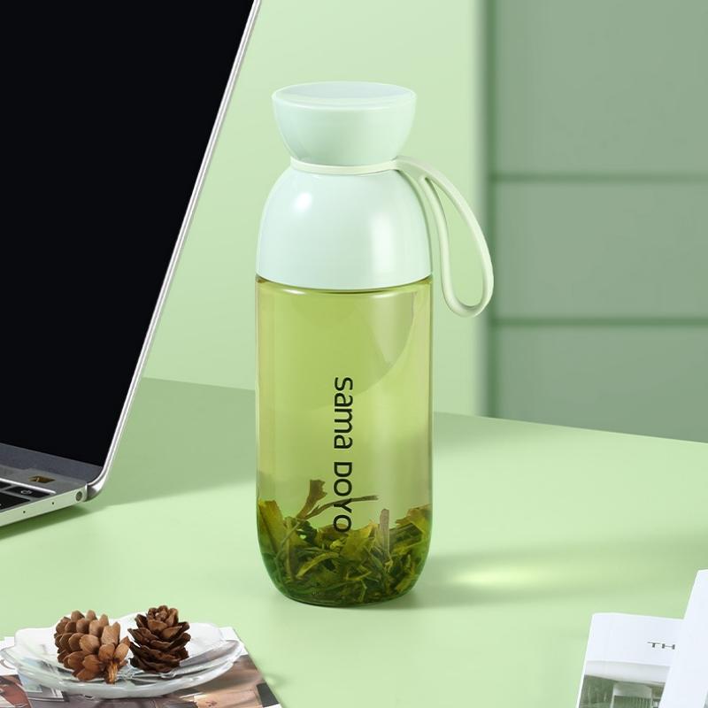 Portable Water Bottle Sports Fruit Tea Bottle Cold Drink 530mL