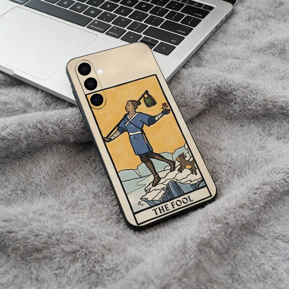 Avatar Tarot Black Soft Silicone Phone Case for Samsung Galaxy A73, A71, A72, A70, A53, A52, A51