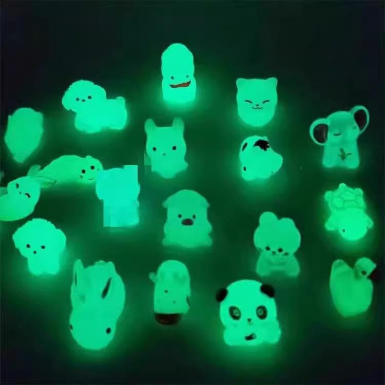 Glowing 3D Cartoon Animal Blind Bag Toy Figurine - Children's Summer Gift