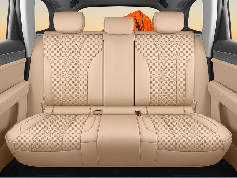 AITO M7 Car Seat Cover: Breathable, Perforated, Universal Fit for 5/6 Seats - All Seasons