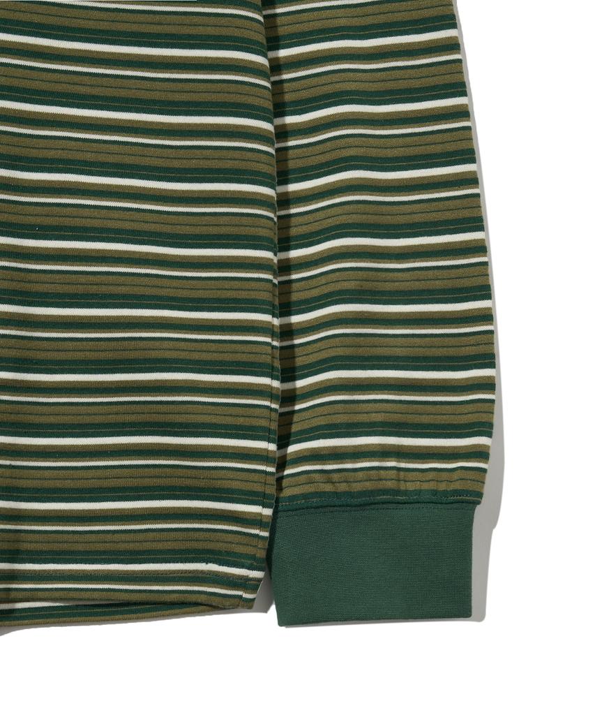 Physical Department Vintage Striped Long Sleeve_Green
