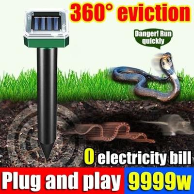 1-4pz Repellente Animale Solare per Esterni Giardino Repellenti Protezione Continua 24 Ore Deterrente Animale Alimentato a Energia Solare Articoli per Animali Domestici