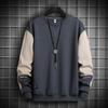 Men Casual Sweatshirt Hoodie Men Harajuku Streetwear Pullover Male Patchwork Loose O-Neck Fashion Hip Hop Hoodies