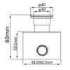 10A Emergency-Stop Button Switch Latching Button Switch 1NC E-stop Push Button Switch CNC Exigent Stop Switch