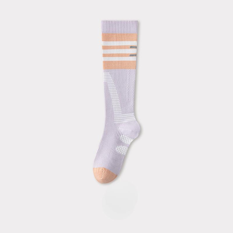 Sportliche Wadenstrümpfe, Reflektierende Radsocken für die Nacht, Damen-Kniestrümpfe, Lauf- und Fitnesssocken, Antibakterielle und geruchshemmende Kompressionssocken