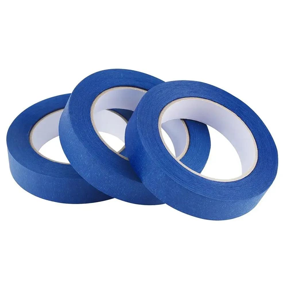 DIY Craft Multi Size Blue Painters Tape Blue Temperature Resistance Painting Masking Tape Car Decor Sticker Decor Craft