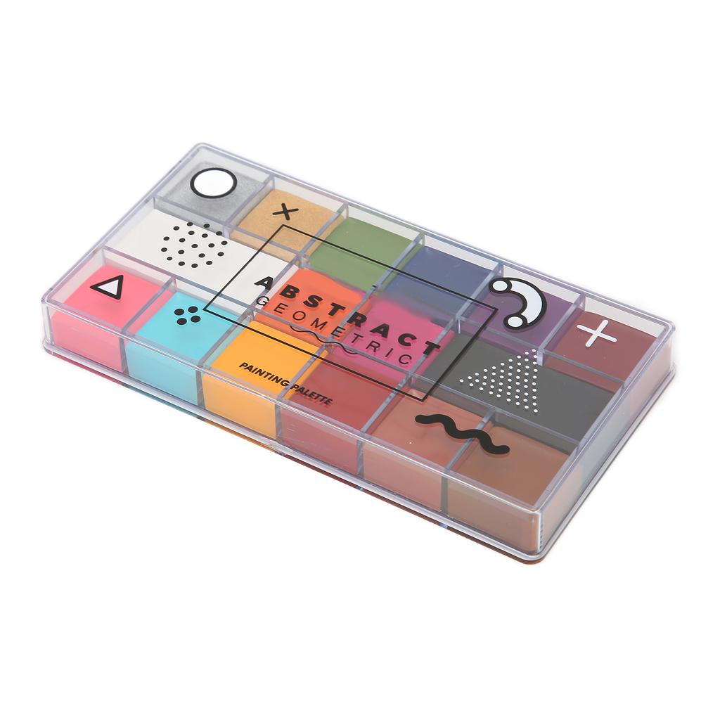 IMAGIC 16 Colors Face Body Paint Oil Athena Face Painting Palette for Halloween Cosplay Costumes