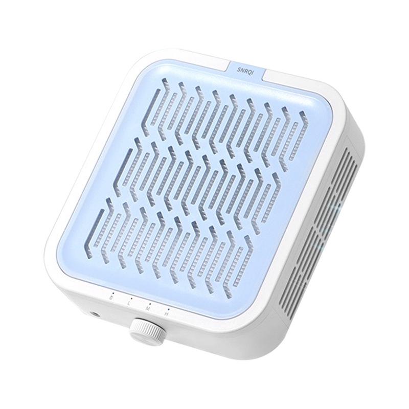 Rechargeable Silent Nail Dust Collector with Powerful Suction for Desktop Nail Grinding