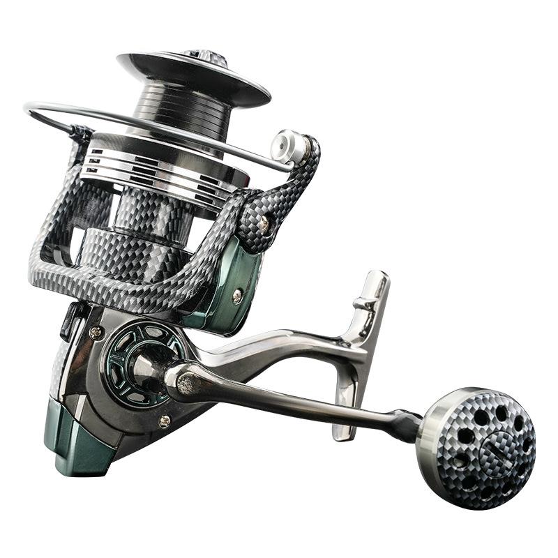 Upgraded Long-distance Casting Anchor Fishing Reel Snake-shaped All Metal Fishing Wheel 4.0:1/5.2:1 Cast Wheel Anchor Fish Spinning Wheel Lure Reel