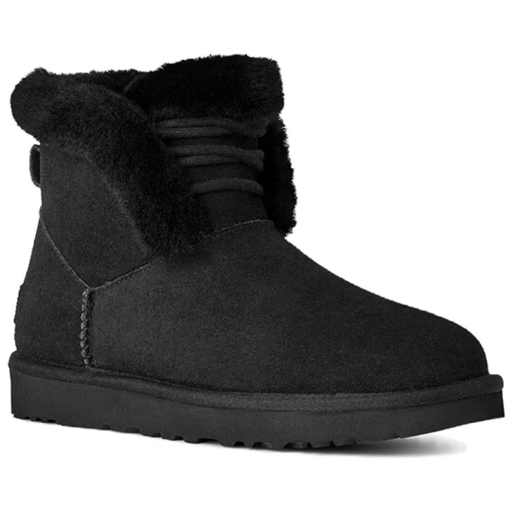 UGG Classic Mini Versatile Fashion Snow Boots Women boots Black 1174576-BLK