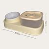 Pet Feeder Water Fountain 2-in-1 Auto Filter USB Electric Automatic Feeder Cat Dog Food Bowl Recirculate Filtring Drinker