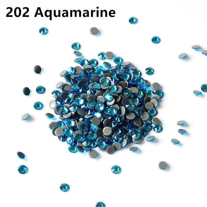 China Bulk Hot-fix Flat Back Rhinestones Bulk Crystal Glass Hotfix Rhinestones for Clothing Garment