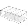 Removable Dividers Fridge Storage Box 4 Grids Fridge Organizer Cabinet  Kitchen Organizer