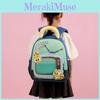 Cat Letter Tv Pattern Cartoon Toddler School Backpack With Spliced Design Color