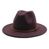 New Fedora Wool Hat Women's Hat European and American Fashion Hat Men's Jazz Hat Woolen Top Hat