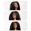 Menina Europeia Supermodelo Pele Escura Cabelo Cacheado Nude 16 Modelos Vestir Figura de Ação 32cm Corpo DIY