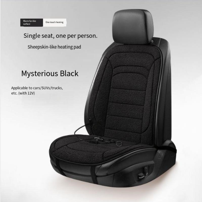 1PC Car Heating Seat Cushion USB5V Office Winter Single Seat Car Seat Electric Heating Pad 12V Truck