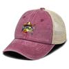 Mesh Baseball Cap Colorful Fish Printed Adjustable Breathable Hats Hip Hop Slouchy Hat For Gifts Outdoor Hiking Daily Activities