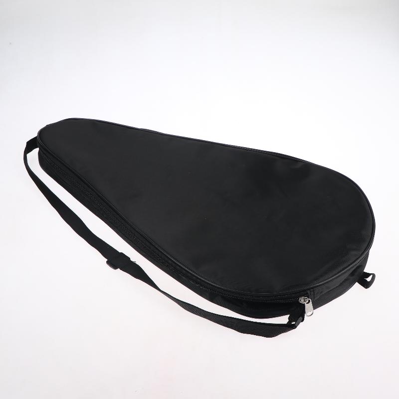 Borsa a tracolla per racchetta da padel in tessuto Oxford Copertura antipolvere per racchetta da paddle Adatta alla maggior parte delle racchette da tennis Design traspirante per l'allenamento estivo