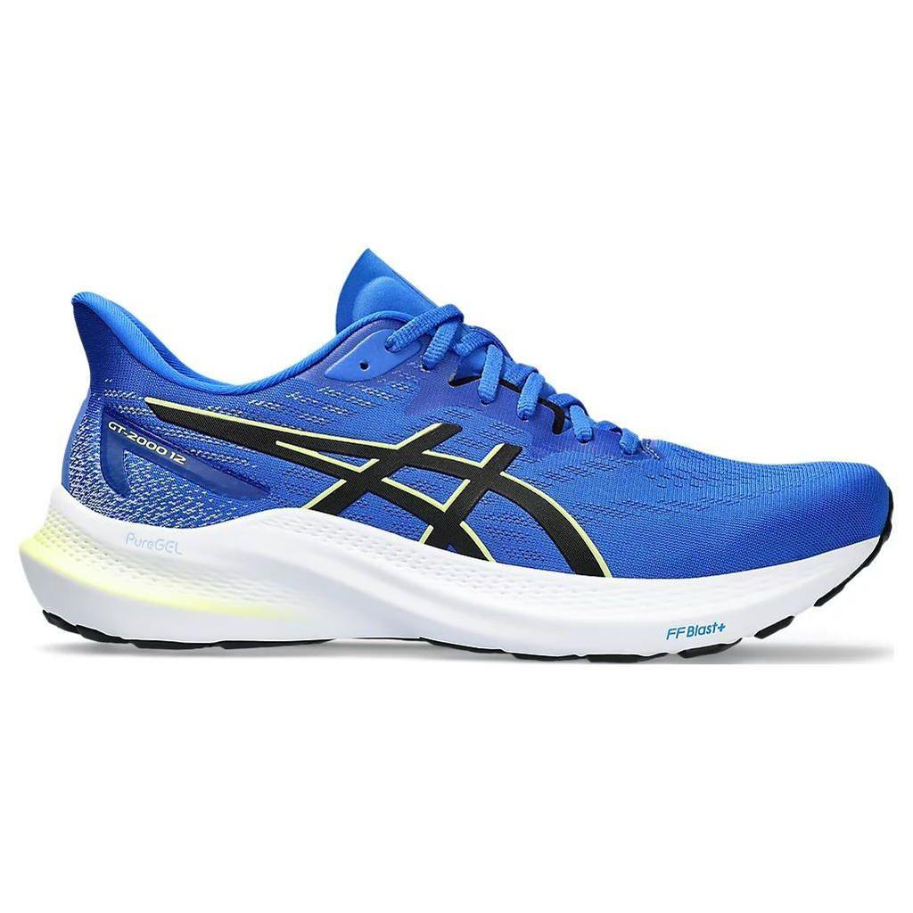 Asics Men's GT-2000 12 Illusion Blue Black Running Shoes 1011B691-400