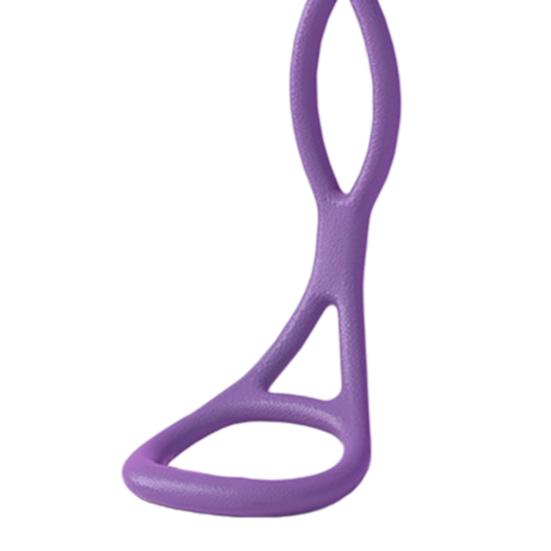 Achtform Fitness Widerstandsband mit Griff Anti-Rutsch Männer Frauen Brustexpander Elastisches Band Arm Rücken Schulter Dehnung Yoga Spannseil