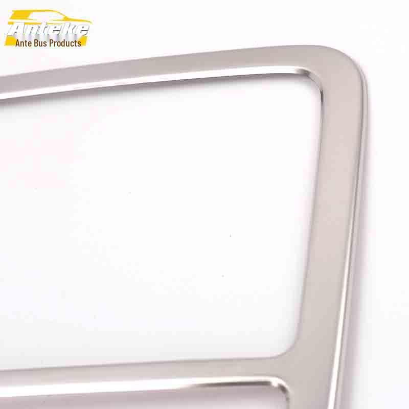 Roewe RX3 Främre läslampa Kåpa - Rostfritt Stål Konsol Paljett Klistermärke Tillbehör