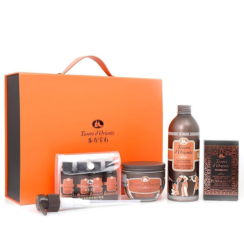 Tesori d'Oriente Hermès Orange SPA Zestaw Kąpielowy 4-częściowy