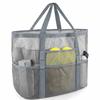 Summer Beach Bag with Pockets Storage Bag for Travel Swimming Pool Shopping Gym