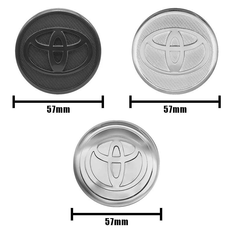 AOI1 4Pcs 57mm 62mm Car Hub Cap Car Wheel Center Hup Caps Rim Cover For Toyota Corolla Camry Rav4 Yaris hilux Prius Auris Accessories