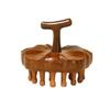 Circular Tooth Therapy Massage Comb Sandalwood Scraping Body Massager  Women/Girl