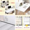 40cm DIY Self-adhesive Simple White Wood Grain Kitchen Living Room Wardrobe Cabinet Desktop Furniture Renovation Color Change