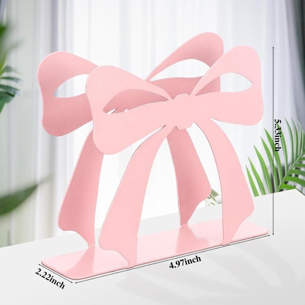Desktop Standing Napkin Holder Metal Napkin Rack Modern Dining Paper Holder  Kitchen розовый