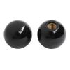 5pcs Black Round Ball Handle Ball Knobs Bakelite Lever Knob M5/M6/M8/M10/M12 Machine Tool Replacement