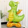 3pcs Stand Base Animal Balloons Forest Party Tyrannosaurus Rex Dinosaur Balloons Children Birthday Dinosaur Balloon Decora