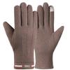 Touchable Screen Winter Gloves Dralon Driving Mittens  Autumn and Winter