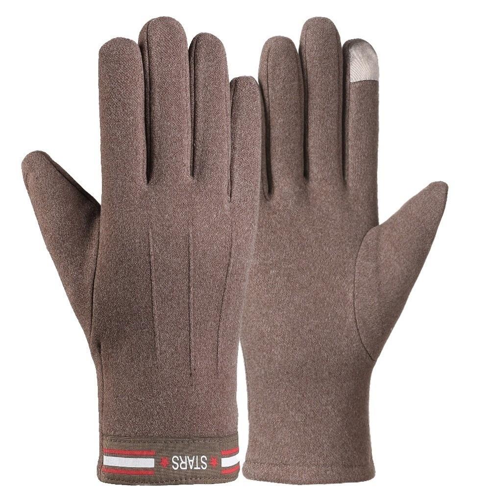 Touchable Screen Winter Gloves Dralon Driving Mittens  Autumn and Winter