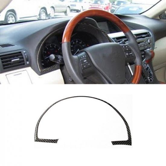 Carbon Fiber Interior Speedometer Cover Trim For Lexus RX350 RX450h 2010-2012