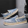 2026 Bequeme Herren Fischer Casual Canvas Slip-On Ballerinas mit PVC-Sohle Modische Schuhe für den täglichen Spaziergang Mehrere Farboptionen