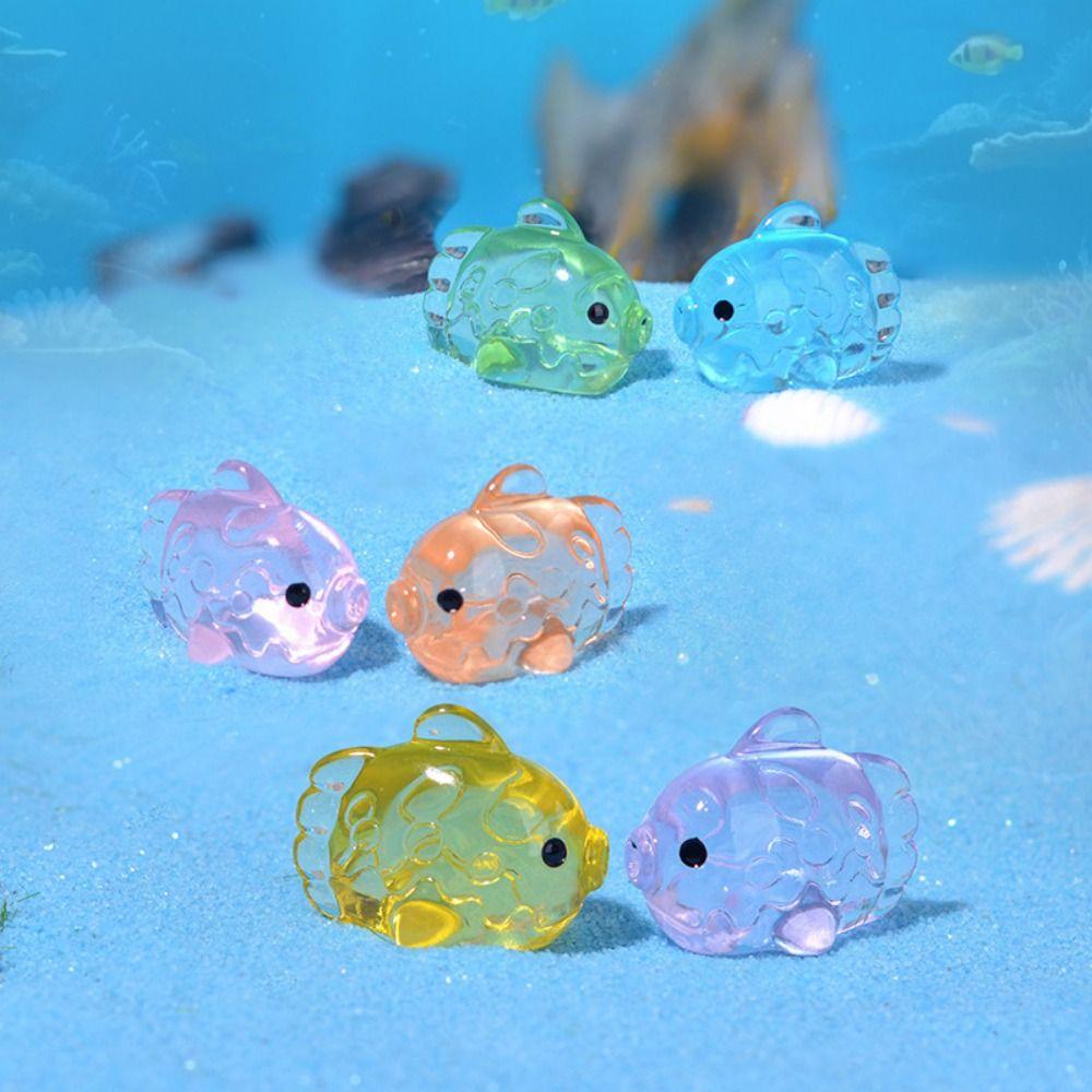 

Resin Crafts Sea Fish Ornament DIY Resin Animal Figurines Fish Miniatures Aquarium Accessories
