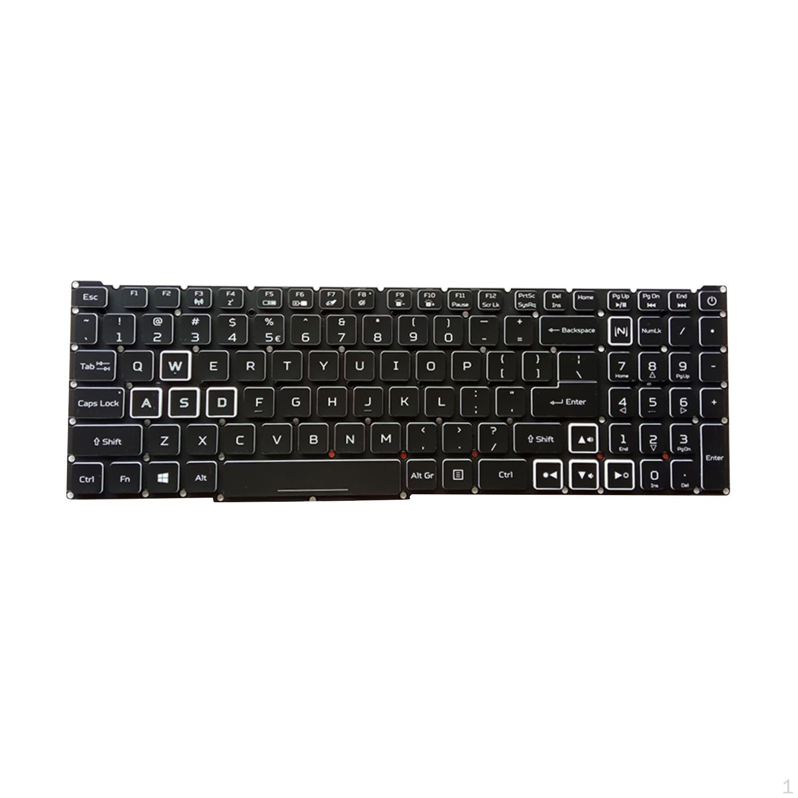 

Laptop Keyboard Repair us Layout with Backlight for 300 PH315-52 54 AN515 57 PH317-51 317 45 55 White