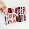 Laser For Honda Motorcycle Reflective Stickers Waterproof Decals For Helmet Scooter Fuel Tank Toolbox Racing