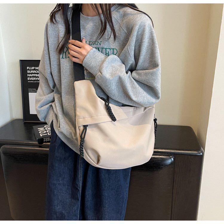 2024 Women's Casual Oxford Crossbody & Shoulder Bag - Dumpling Style for Students & Commutes