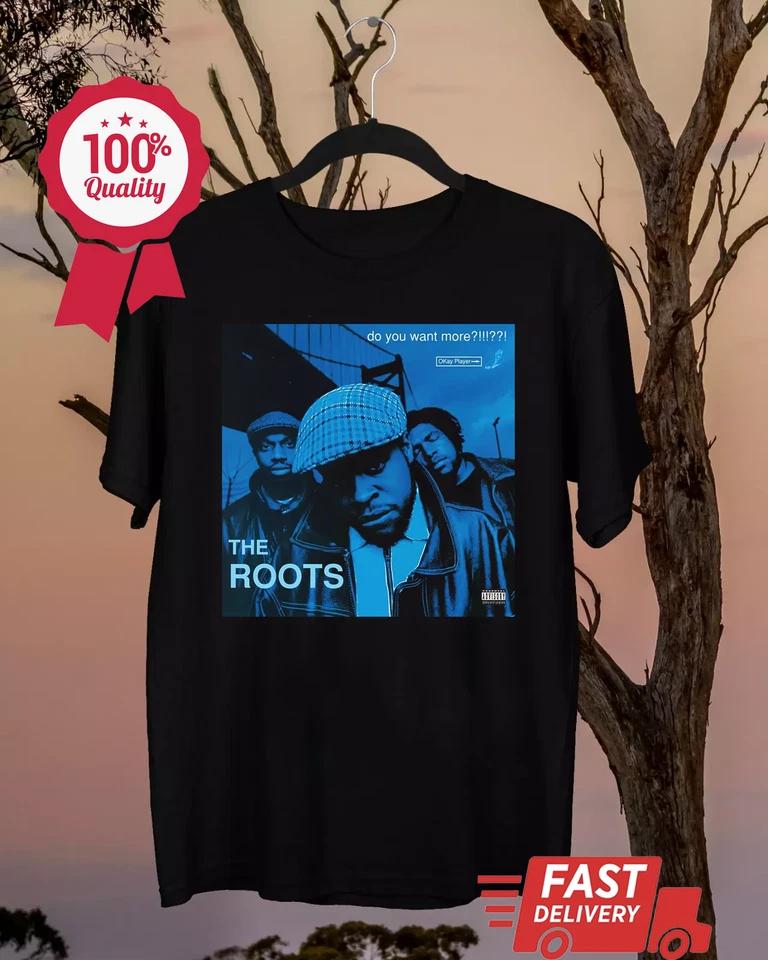 The Roots band Black Cotton Tee all sizes Shirt Unisex 4XL