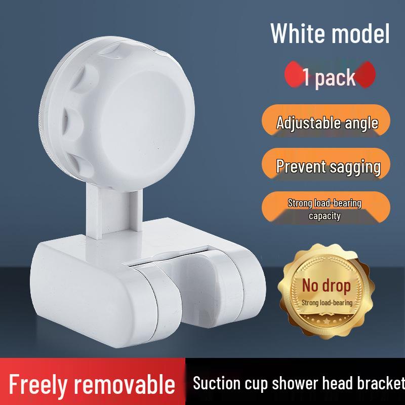 Universal No-Drill Suction Cup Shower Head Holder