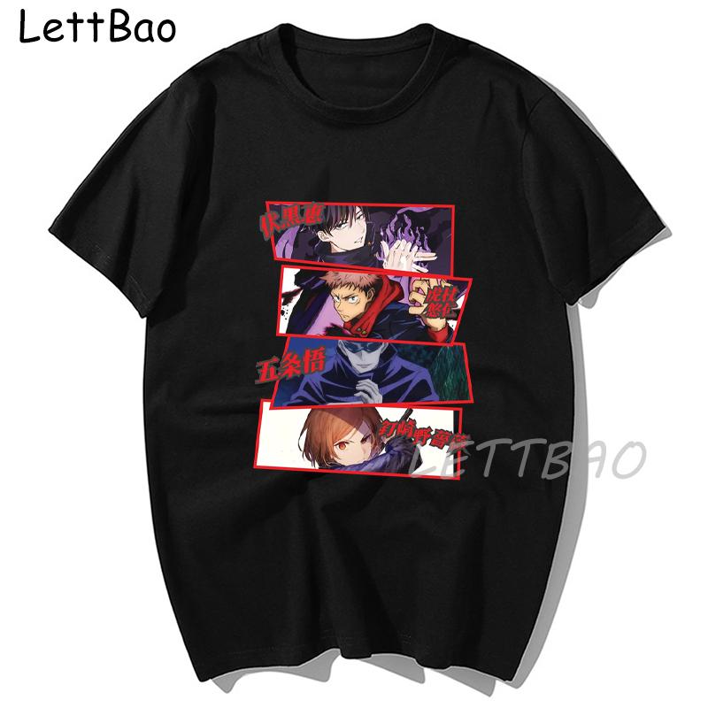 Jujutsu Kaisen T Shirt Women Cartoon Japanese Tee Shirt Summer Anime Tshirt Funny Sukuna Short Sleeve
