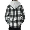 Autumn New Arrival: Loose-Fit Casual Jacquard Men's Long-Sleeved Hooded Check Shirt