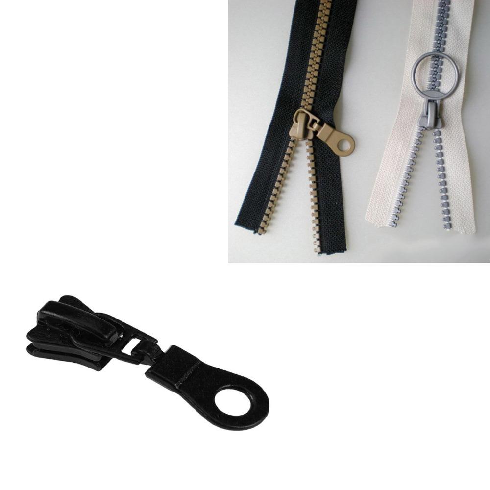 20pcs 1.57inch Replacement Kit Black Zipper Pulls Heavy Duty Zipper Sliders Fastener Replacement