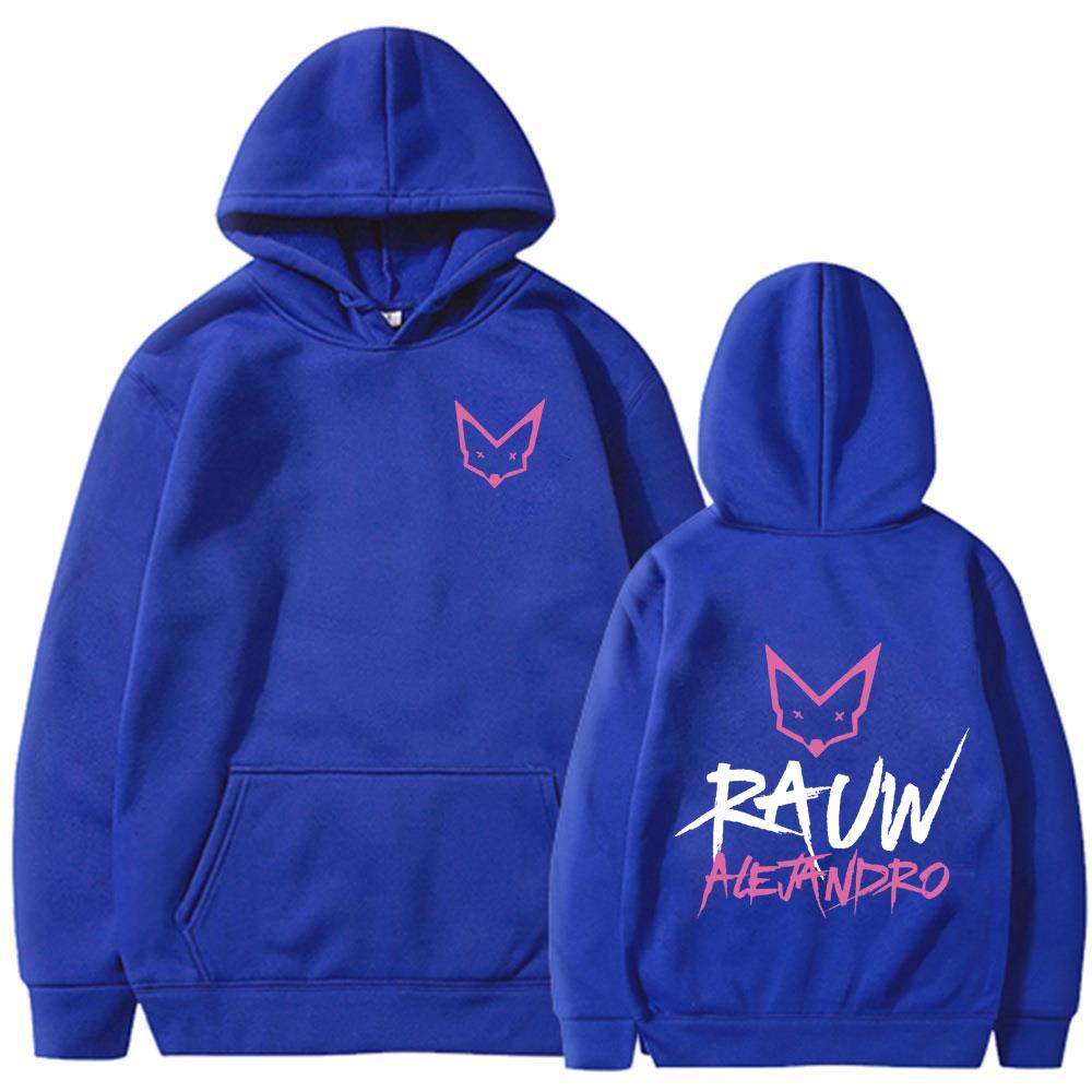 Singer Rauw Alejandro Hoodies Men Women Fashion Vintage Pullovers Hoodie Male Hip Hop Gothic Oversized Sweatshirts Streetwear